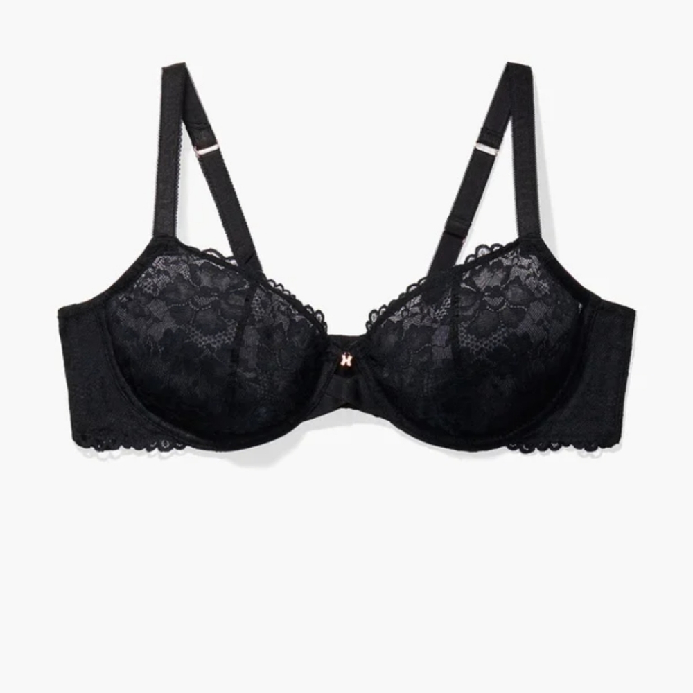 Savage X Fenty floral lace unlined bra size 38DDD